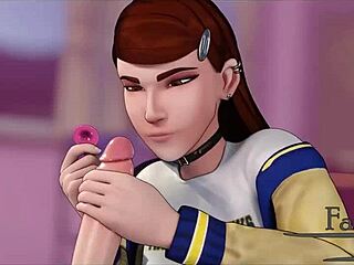 Erica loses all shame in anime hentai scene.