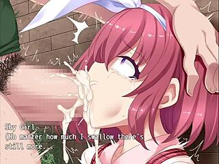 Fodendo no bar com uma garçonete na frente do pai dela. Geezer Hero RPG Parte 2 creampie action!