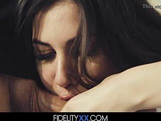 Horny guy teases babe before deep thrusting action