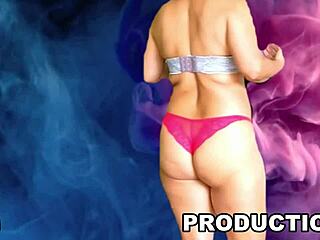 Super hot striptease with agarabas and olpr on beach, 4k preview 😘