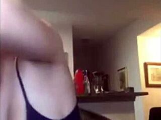 Kat's Massive Tits Bounce With Intensity