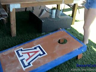 Can Shey Holmes and Her College Friends Handle Naked Cornhole?