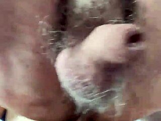 Hairy Gay Stud Chokes on Deepthroat in Rear View Gagging Session