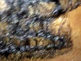 i ate and stroked her ebony pussy until it shook hard on peekshow