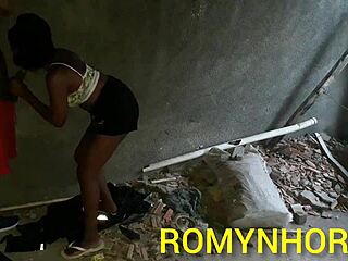 The construction worker found the young stepdaughter alone and fucked her hard.