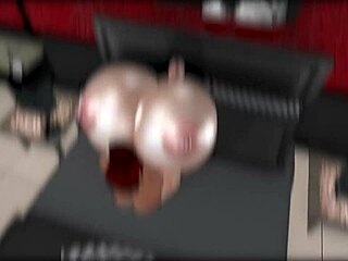 Jenn šuká Maggie v ložnici s velkýma kozy