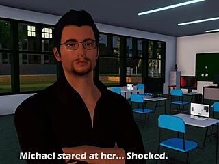 Detention Turns Into Intense Cunilingus And Double Penetration.