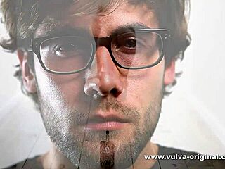 Erotic hot girl's pussy scent turns you on with vulva close-up.