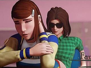 Erica loses all shame in anime hentai scene.