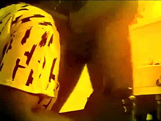 claudia calls me in the bathroom and starts sucking, ending with cum in her ass