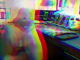 he transforms into a masked goddess, embracing his gay desires in this crossdressing adventure.