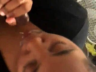 i'm sucking my ex's big black cock now.