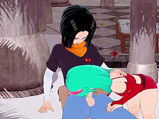 Koikatsu Bra C18 Dragon Ball Sex with Blowjob, Handjob, and Cumshot Uncensored! 🔥