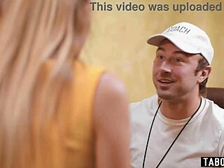 Coach fucks cheerleaders anal in uniform