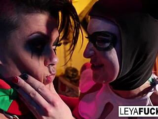 Damn! Whorley dominates her victim in boiler room chaos!