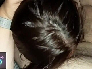 nights blowjob with asian wife