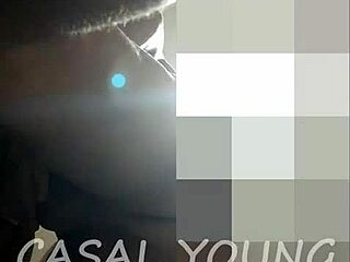 Crazy Trans Girlfriend in Intense Sofa Threesome After First Menage