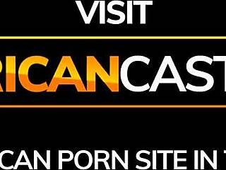 african amateur milf deepthroats monster cock and gets facial