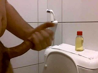 oiled handjob leads to cumshot in amateur video