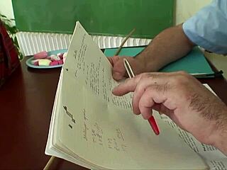 Lucky Professor Meets Blonde Student