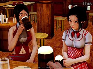 Harem hotel 174 with anime hentai game in hotel setting.