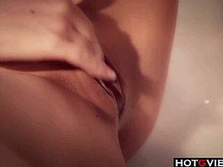 Hot Blonde Uses Toys While Stripping On The Pole