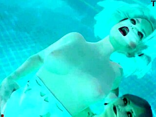 Hot Futanari Sex Near Pool