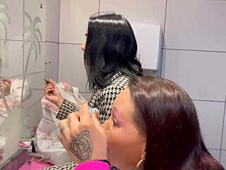 the bar with panties hanging