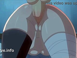 Feeling ecstatic as monster cock pounds her from behind