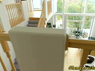 Classy Glam Pornstar With Trimmed Pussy Receives Passionate Cumshot