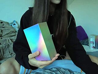 Unboxing Toys with Teen 18+ Pornstar