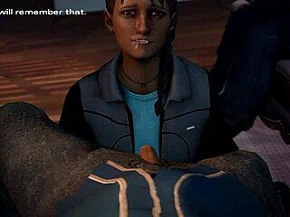 emotional cuckold parody with blowjob and cumshot