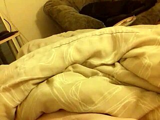 Feeling Intense Pleasure From Bedroom Wank On Long Thin Cock