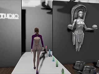 Fallout 4 Fashion Number 201 With Sexy Brunette