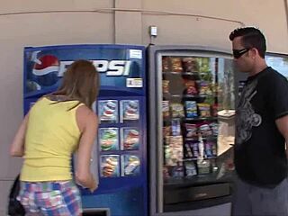 skinny babe plays with dildo on shaved pussy for intense solo