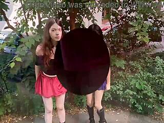 Mel And Sissi Fuck Outdoors