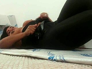 Wife's pussy fucked by doorman in motel, creampie and cum swapping humiliation!