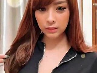 Показываю свои возбуждённые соски в домашнем любительском клипе