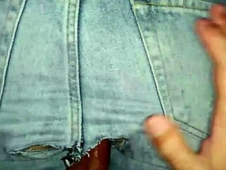 She calls me love as I rip her pants for a creampie.