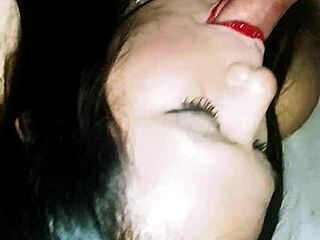 Paola sucks her straight friend's dick and enjoys it! 😏