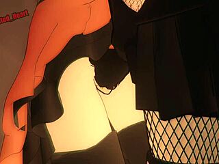 ruby and penny get distracted before the costume party