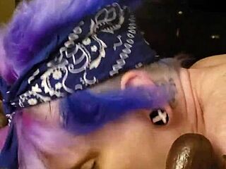 Lyrik Allure's First Dp In Studios Pov - Sloppy Blowjob Action