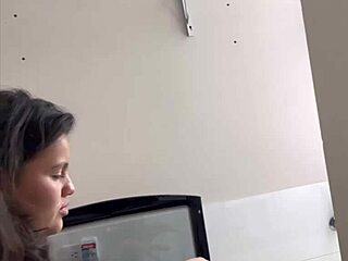 Colombian Babe Kisses In Public Window, Enjoying Lesbian Interests Outdoors.