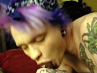 Lyrik Allure's First Dp In Studios Pov - Sloppy Blowjob Action