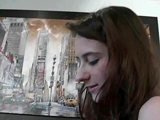 Cute French Bunette Dildoing Bi Curious Dude