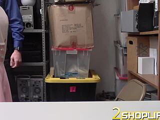 Naughty teen deep-throats horny perv cop in intense roleplay.