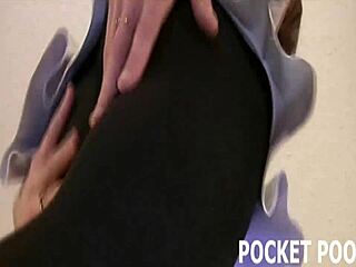 Petite Lola Cums In Tight Pantyhose!