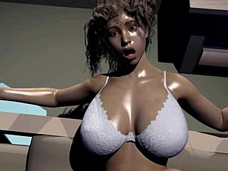 ديبورا تئن أثناء نيك مثير في إعادة كرتونية