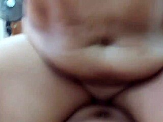 prostitute gives anal in living room