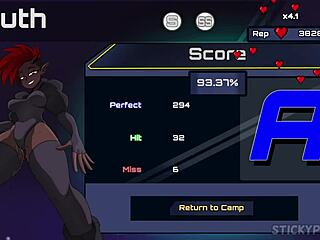 Watch the goth babe get her pussy wrecked in hentai?